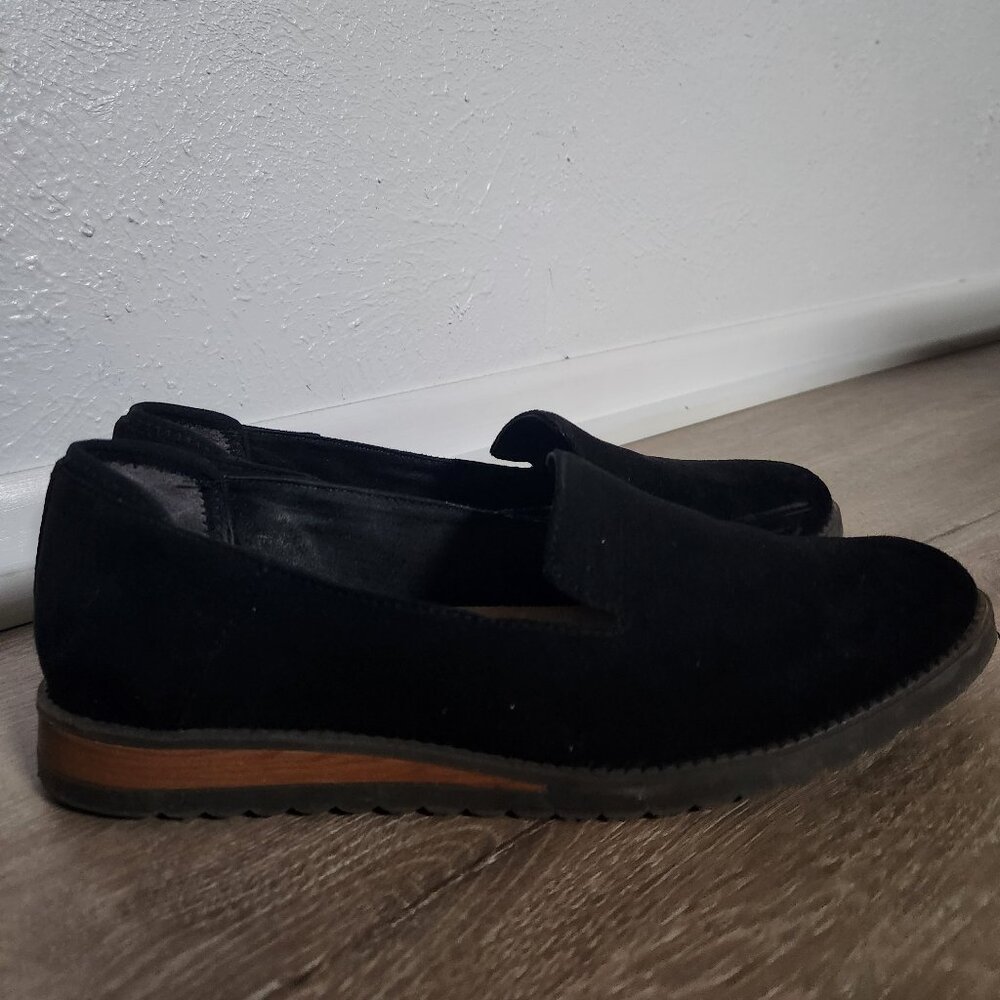 Black Suede Loafers